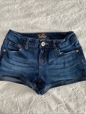 Justice Girls Indigo Stretch Denim Shorts